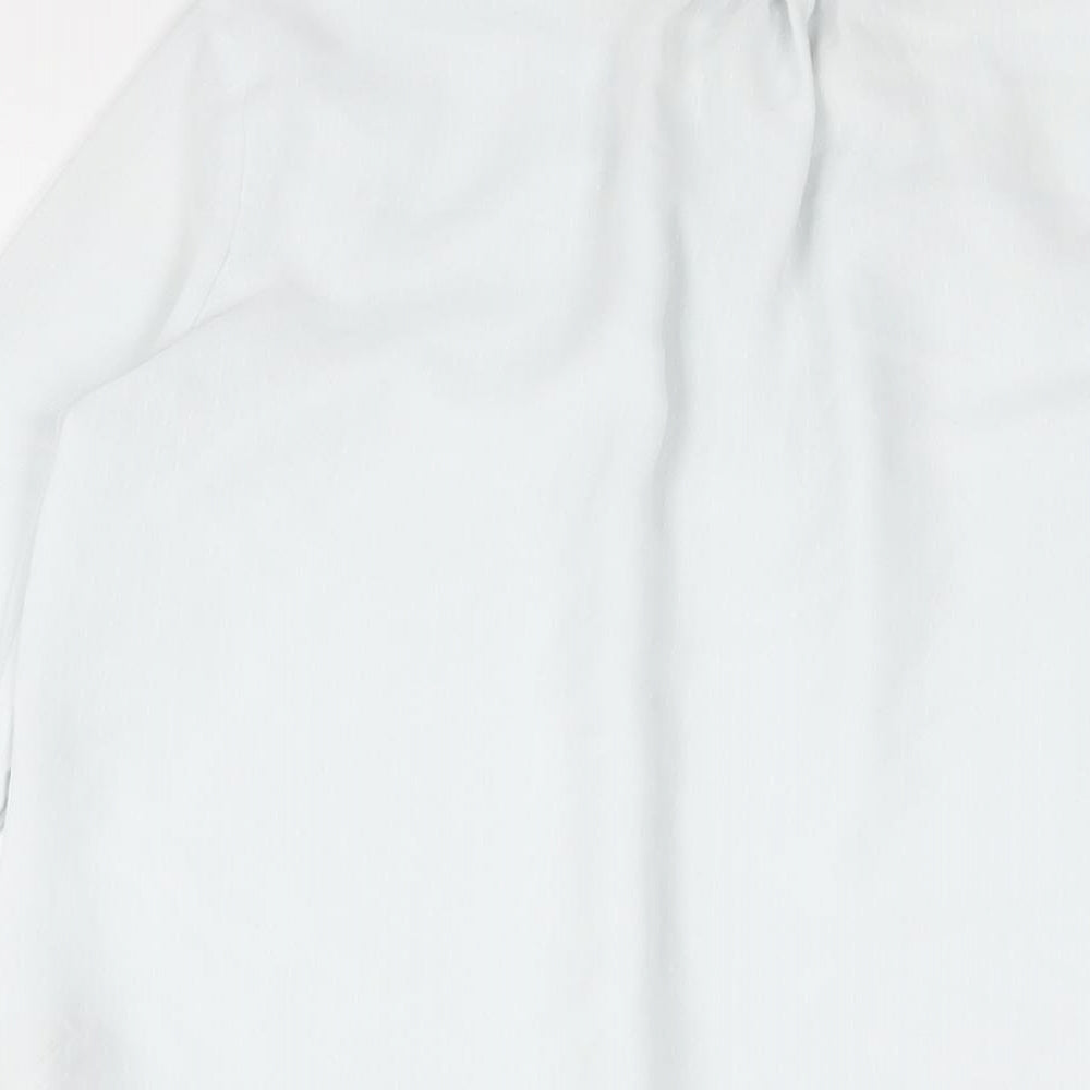 Womens UK Size XS H&M Blue Basic Blouse