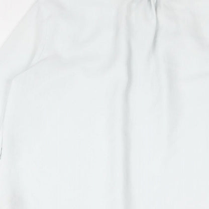 Womens UK Size XS H&M Blue Basic Blouse