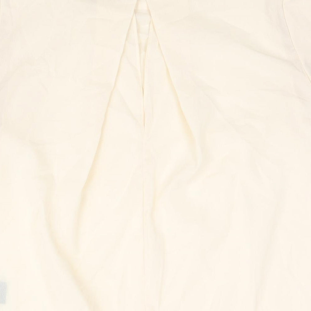 Womens UK Size 12 Marina Kaneva Ivory Basic Blouse