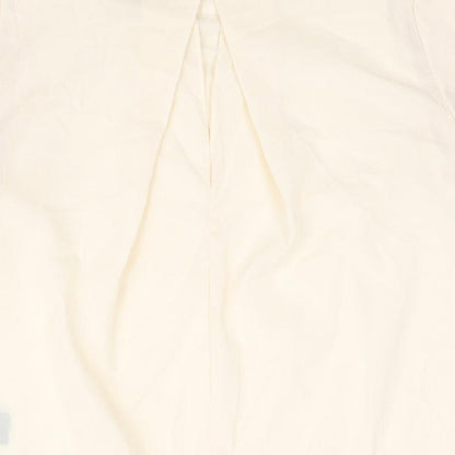 Womens UK Size 12 Marina Kaneva Ivory Basic Blouse