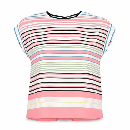 Womens UK Size 10 Oasis Multicoloured Basic Blouse
