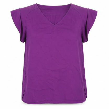 Womens UK Size 14 River Island Purple Basic Blouse