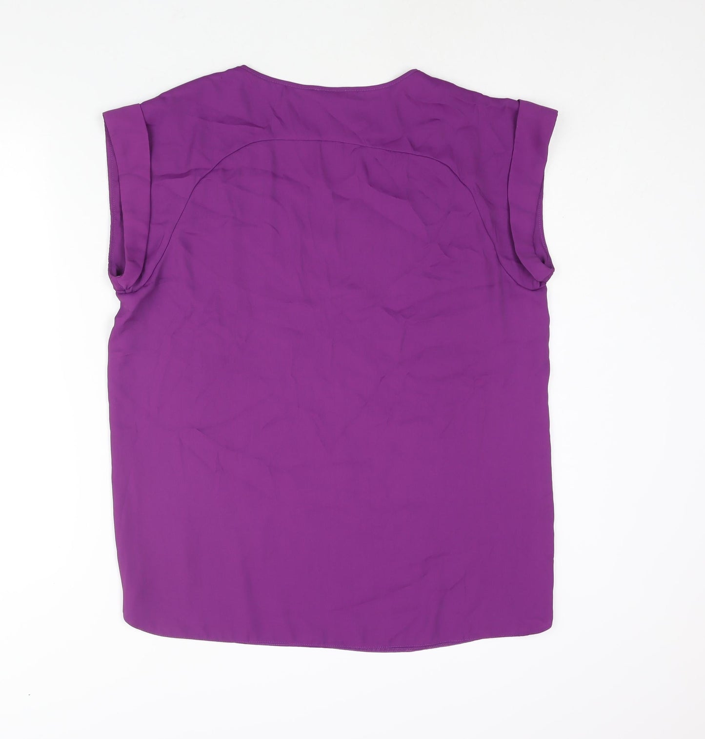 Womens UK Size 14 River Island Purple Basic Blouse