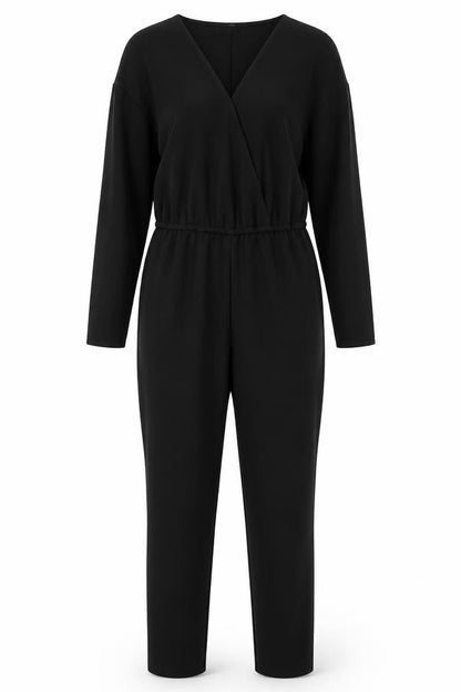 Womens UK Size 8 H&M One-Piece Black Jumpsuit