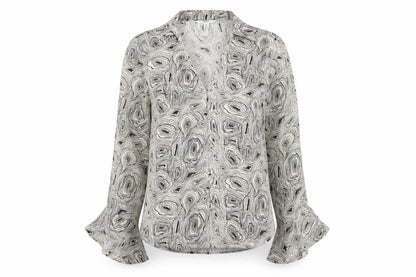 Womens UK Size 10 NEXT Ivory Basic Blouse