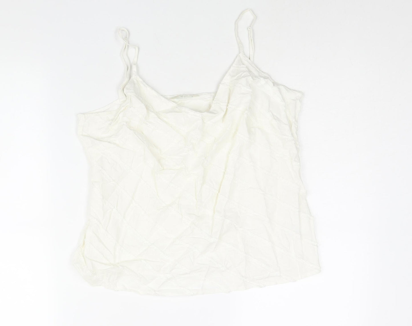 Womens UK Size 16 Marks and Spencer Ivory Camisole Blouse