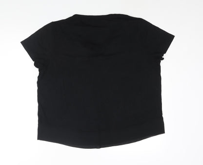 Womens UK Size 16 Marks and Spencer Black Basic Blouse