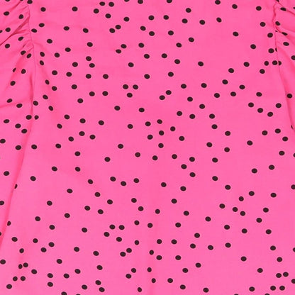 Womens UK Size 6 Marks and Spencer Pink Basic Blouse