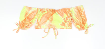 Womens UK Size 8 PRETTYLITTLETHING Multicoloured Cropped Blouse