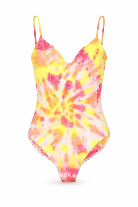 Womens UK Size 10 ASOS One-Piece Multicoloured Bodysuit