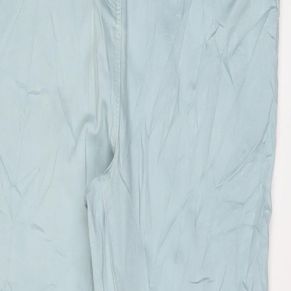 M&Co Womens Blue Cotton Skinny Jeans Size 18 L30 in Regular Zip