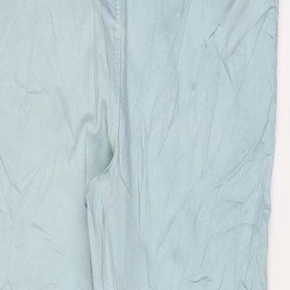 M&Co Womens Blue Cotton Skinny Jeans Size 18 L30 in Regular Zip