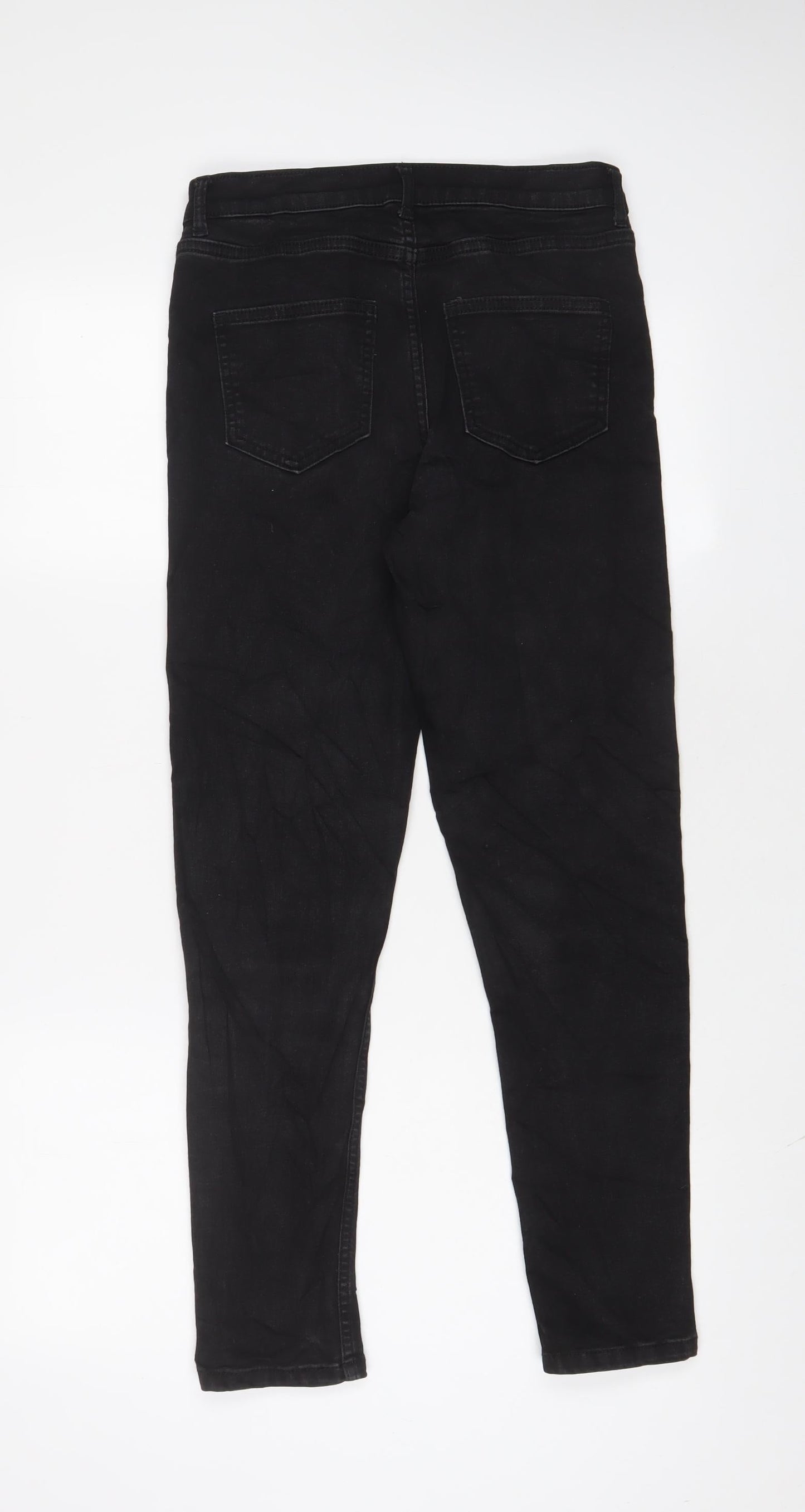 Womens UK Size 8 Marks and Spencer Regular Fit Skinny Black Jeans