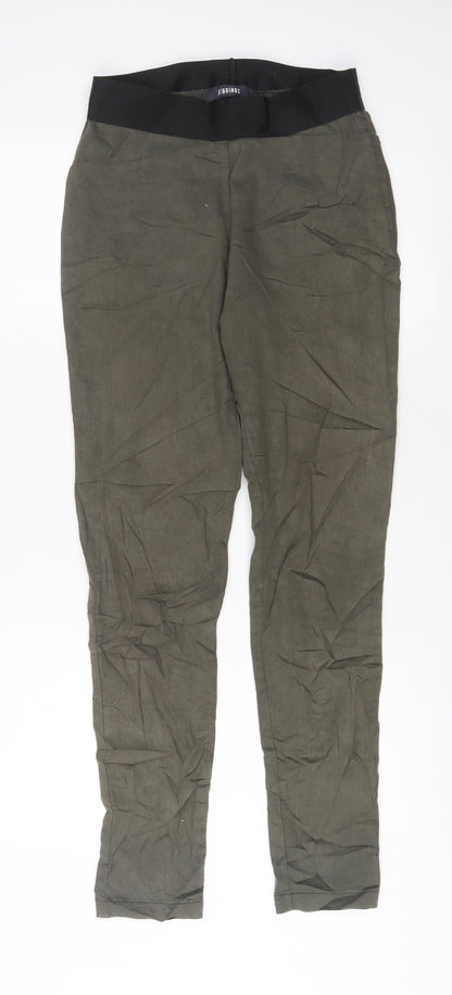 Womens UK Size 8 Marks and Spencer Regular Fit Jegging Green Jeans
