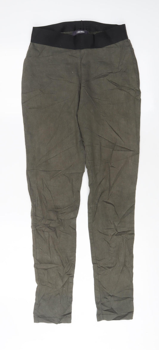 Womens UK Size 8 Marks and Spencer Regular Fit Jegging Green Jeans