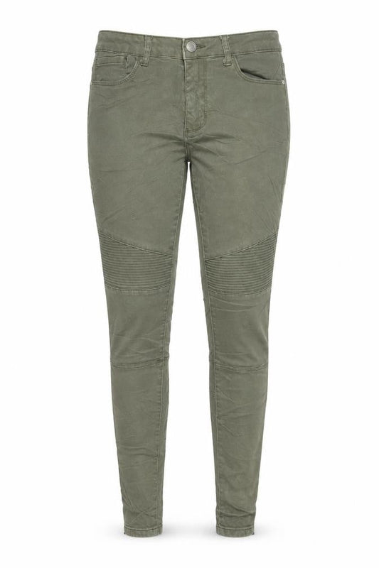 Threadbare Womens Green Cotton Skinny Jeans Size 10 L28 in Regular Zip - Ankle Zips