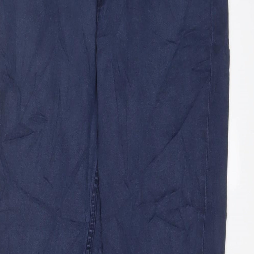 F&F Womens Blue Cotton Skinny Jeans Size 10 L29 in Regular Zip