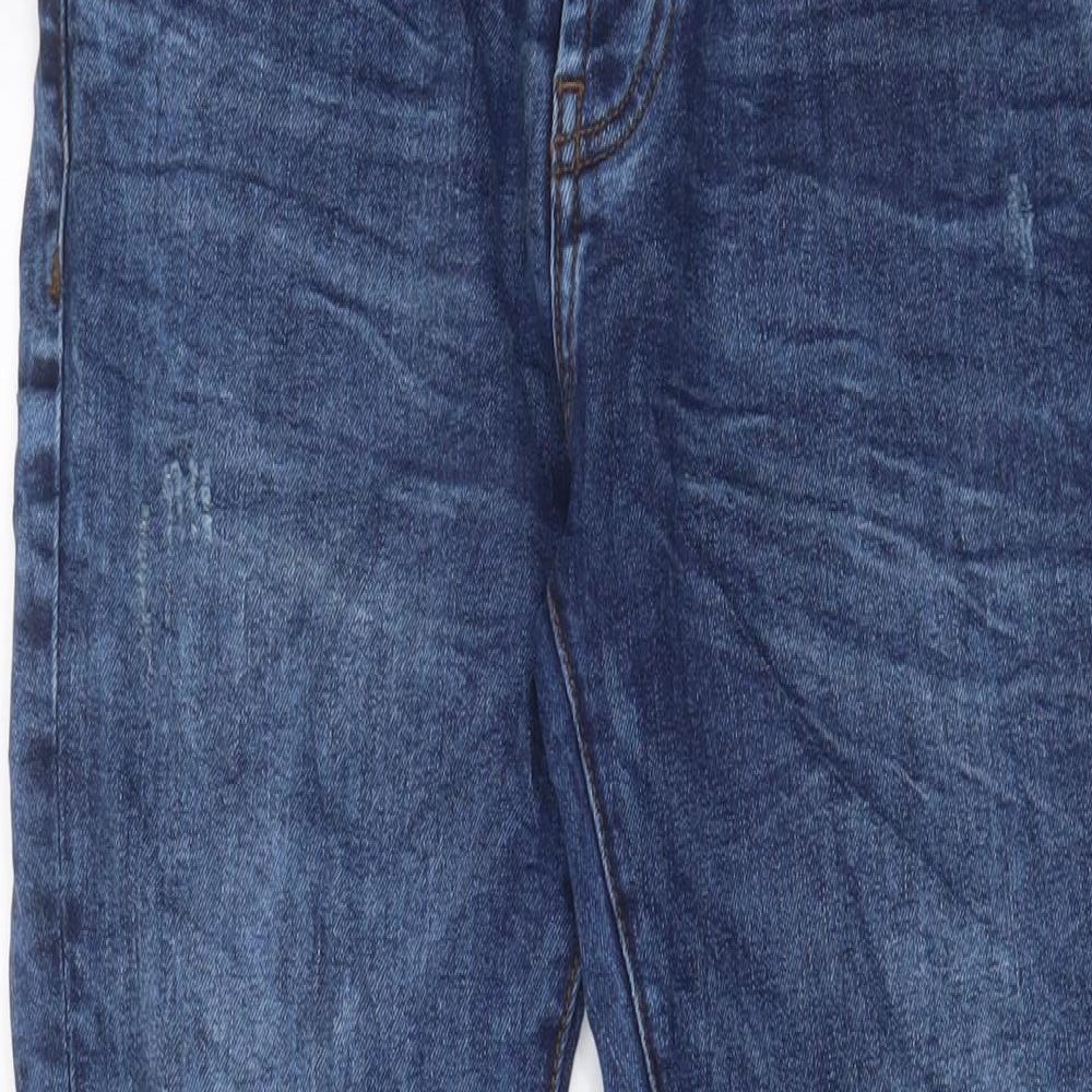 Denim & Co. Mens Blue Cotton Skinny Jeans Size 32 in L30 in Regular Button