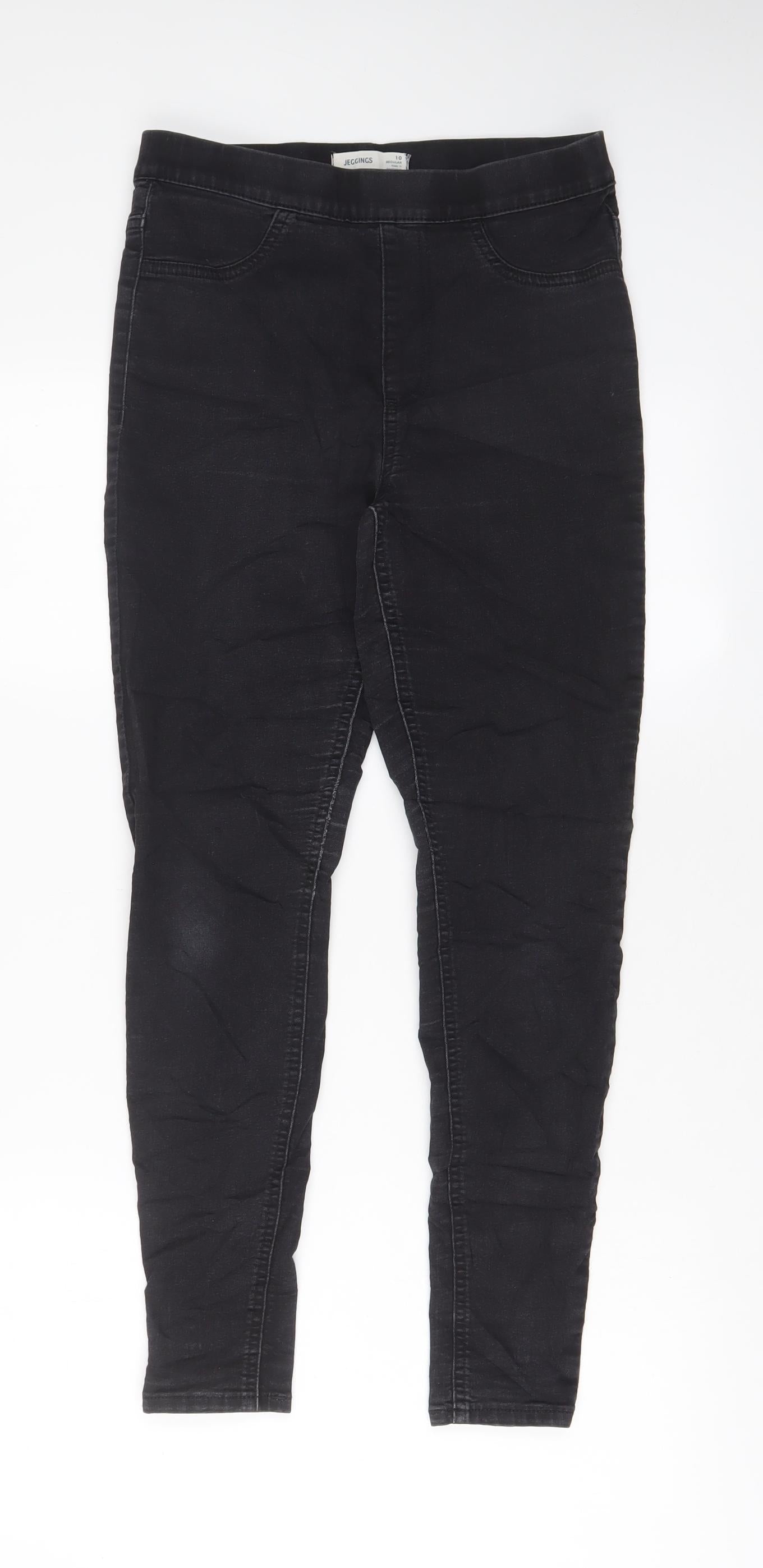 Womens UK Size 10 Marks and Spencer Regular Fit Jegging Grey Jeans