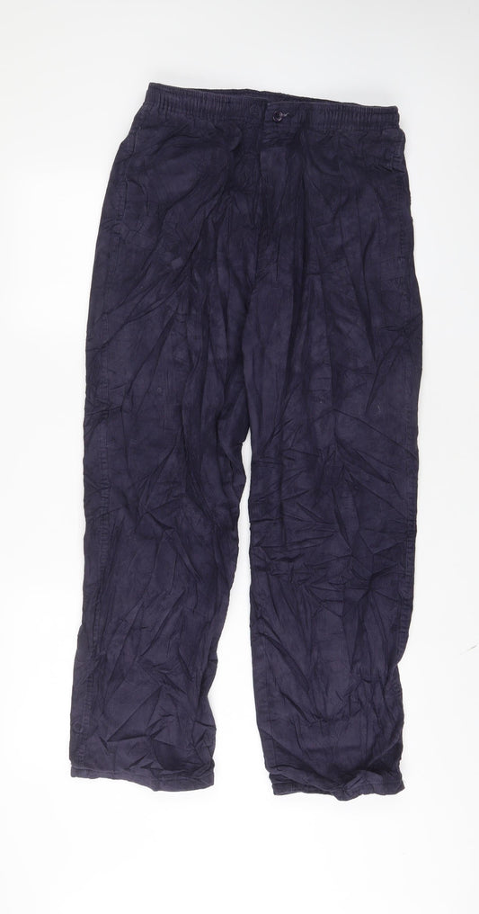Mens UK Size 32 in Chums Regular Fit  Blue Trousers