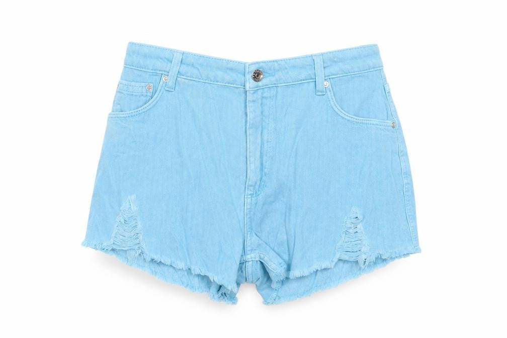 Womens UK Size 8 Bershka Regular Fit Basic Shorts