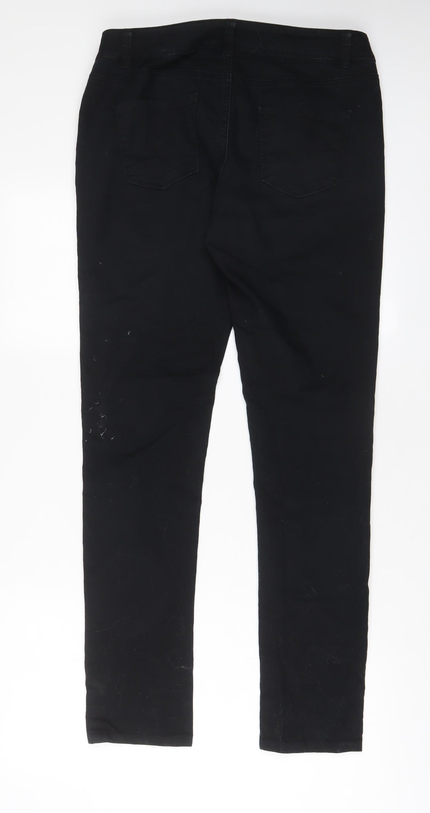 Womens UK Size 14 YESYES Regular Fit Skinny Black Jeans