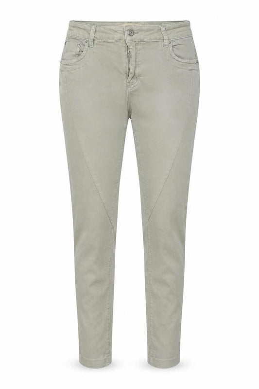 Analucy Womens Green Cotton Skinny Jeans Size 10 L26 in Regular Zip