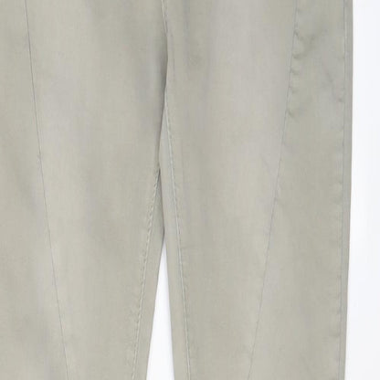 Analucy Womens Green Cotton Skinny Jeans Size 10 L26 in Regular Zip