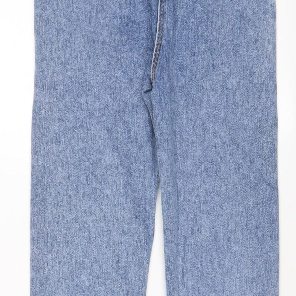 George Girls Blue Cotton Jegging Jeans Size 9-10 Years L24 in Regular Pullover