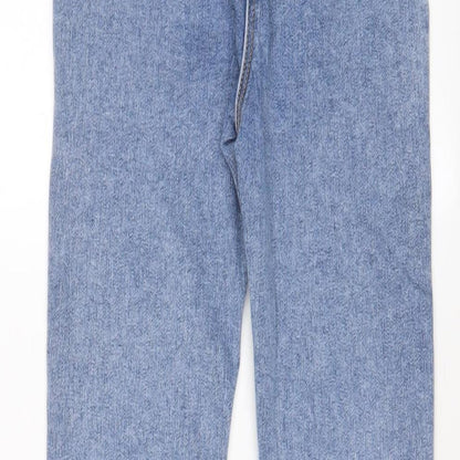 George Girls Blue Cotton Jegging Jeans Size 9-10 Years L24 in Regular Pullover
