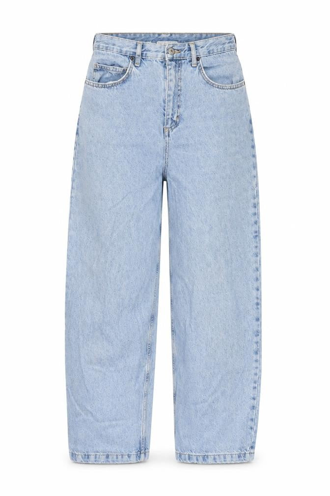 Womens UK Size 30 in Topshop Regular Fit Wide-Leg Blue Jeans