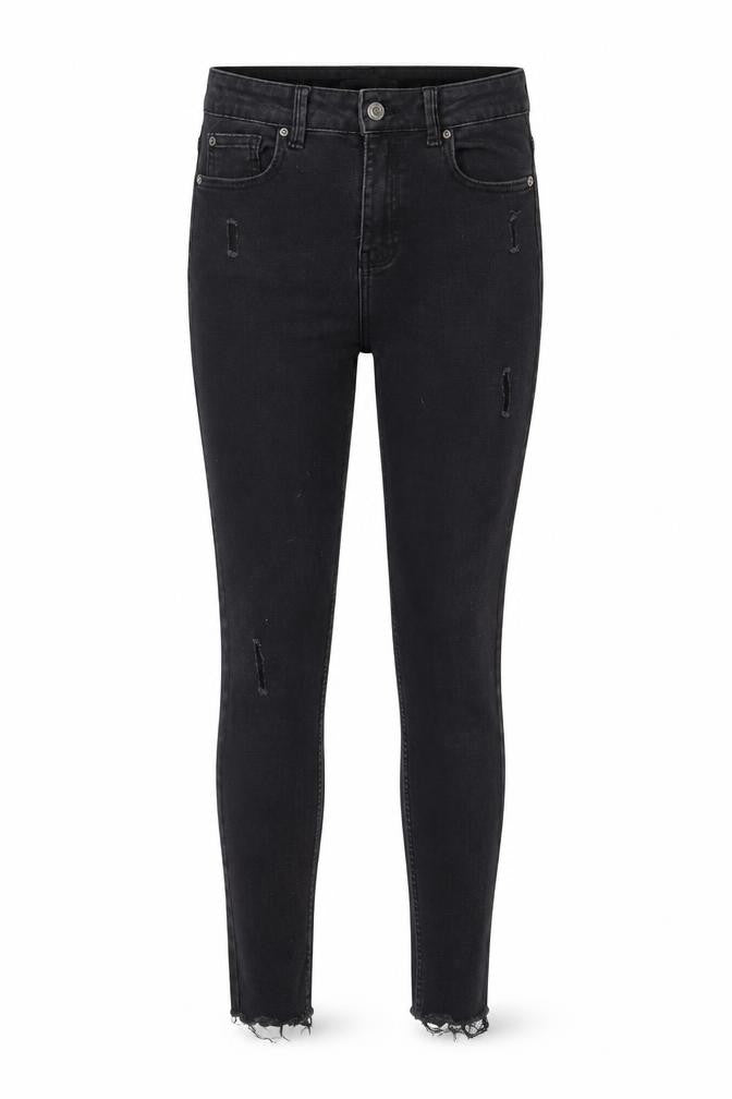 Womens UK Size 10 Denim & Co. Regular Fit Skinny Grey Jeans