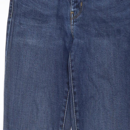 Levi's Womens Blue Cotton Skinny Jeans Size 26 in L30 in Regular Zip