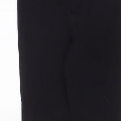 TU Womens Black Cotton Skinny Jeans Size 8 L26 in Regular Zip