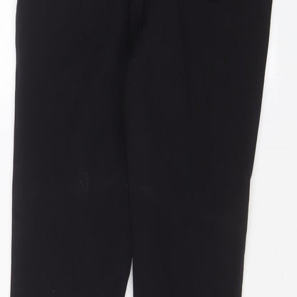 TU Womens Black Cotton Skinny Jeans Size 8 L26 in Regular Zip