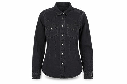 ASOS Womens Grey Cotton Basic Button-Up Size 6 Collared