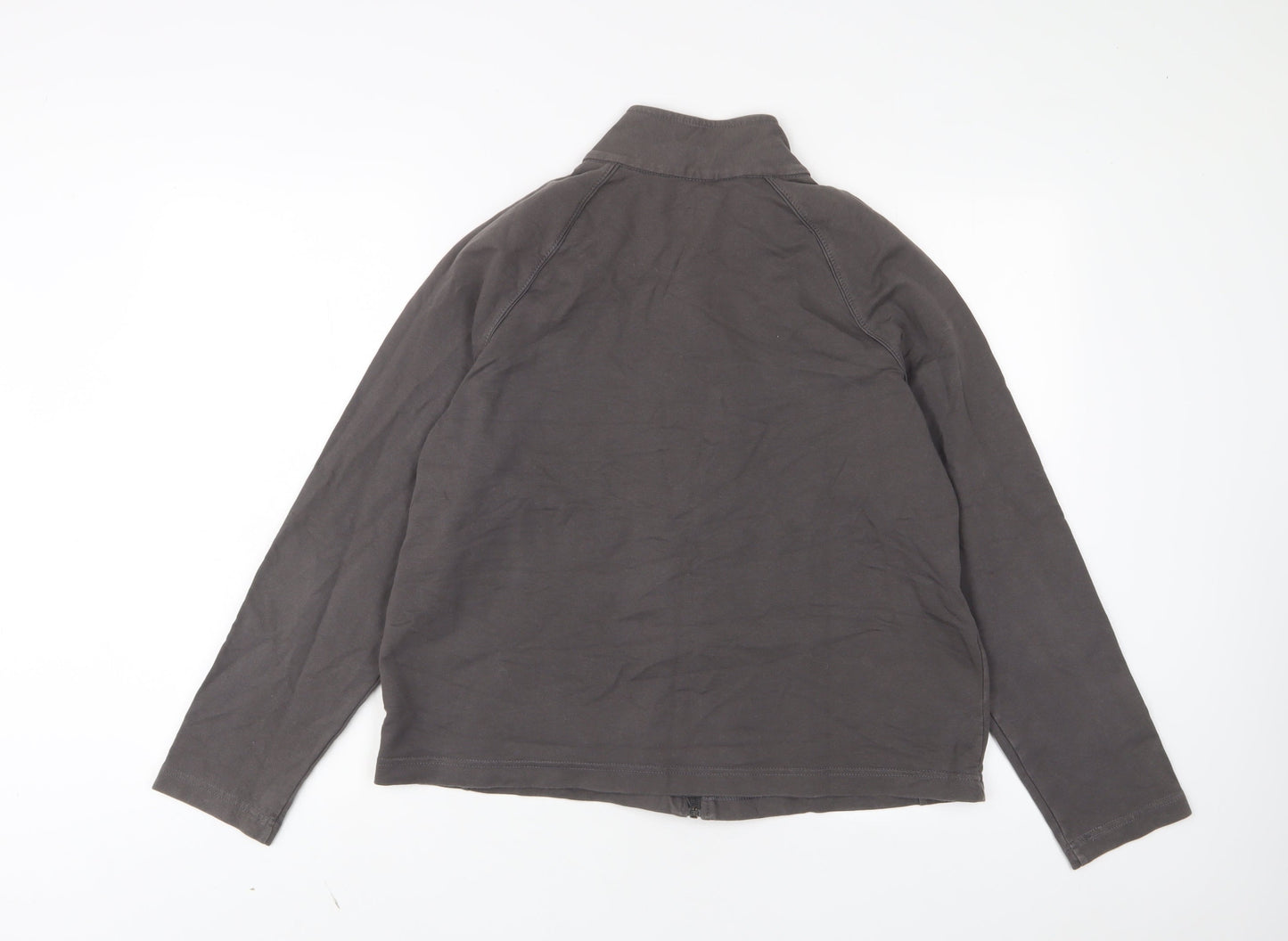 Womens UK Size 18 Marks and Spencer Brown Full Zip Sweatshirt