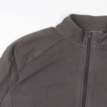 Womens UK Size 18 Marks and Spencer Brown Full Zip Sweatshirt