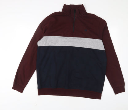 Mens UK Size L Burton Multicoloured Pullover Sweatshirt