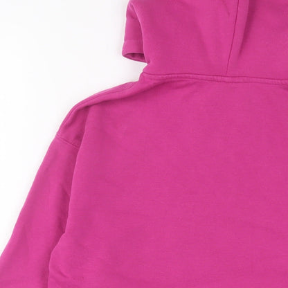 Zara Girls Purple Cotton Pullover Hoodie Size 11-12 Years Pullover
