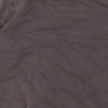 Zara Womens Brown Cotton Pullover Sweatshirt Size L Pullover - Spalding