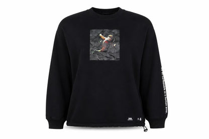 Zara Womens Black Cotton Pullover Sweatshirt Size S Pullover - 2001: a space odyssey