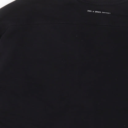 Zara Womens Black Cotton Pullover Sweatshirt Size S Pullover - 2001: a space odyssey