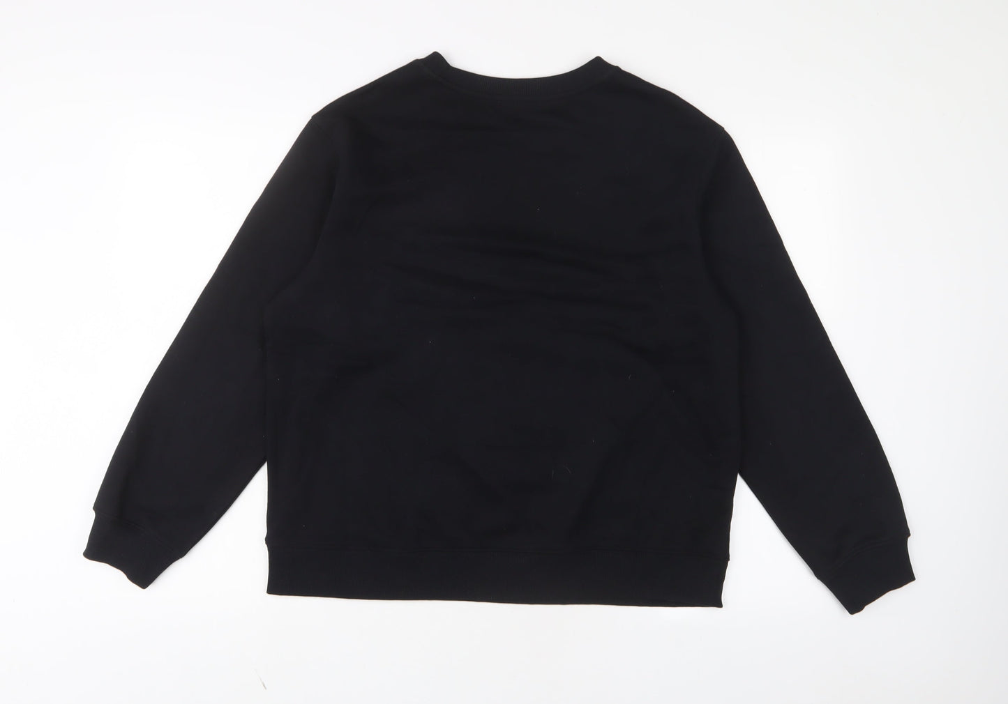Womens UK Size M Marks and Spencer Black Pullover Sweatshirt