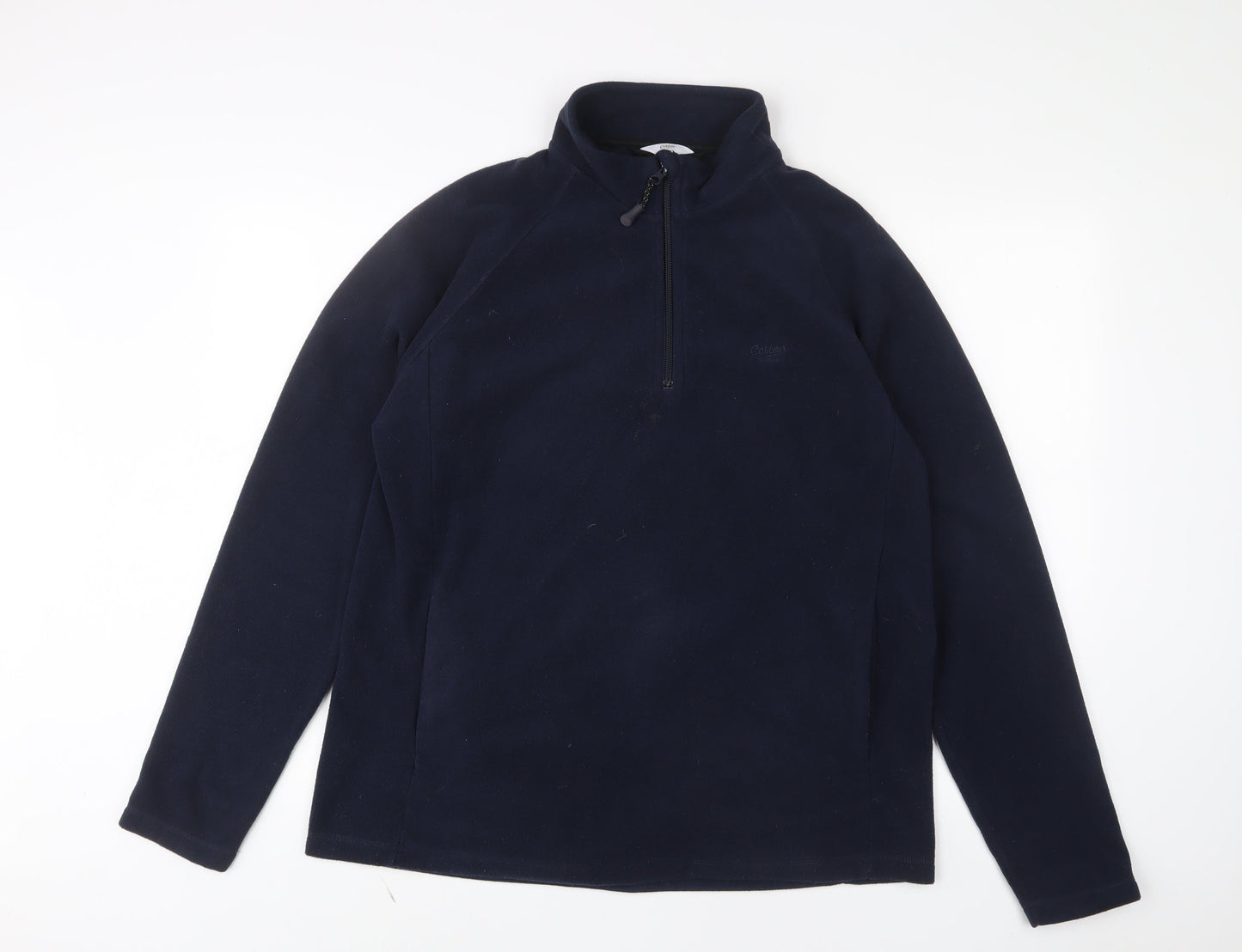 Mens UK Size L Cotton Traders Blue Pullover Sweatshirt