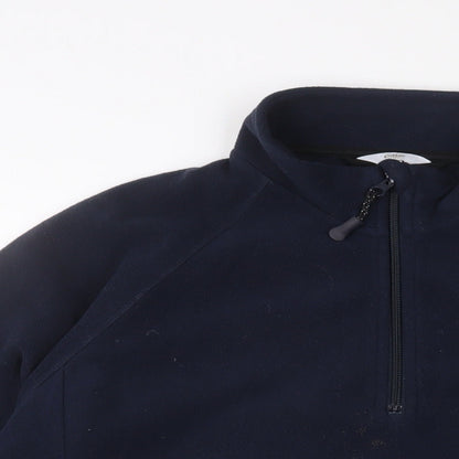 Mens UK Size L Cotton Traders Blue Pullover Sweatshirt
