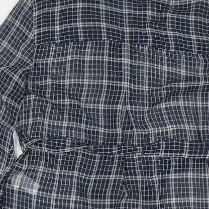 Womens UK Size 8 NEXT Blue Tunic Button-Up