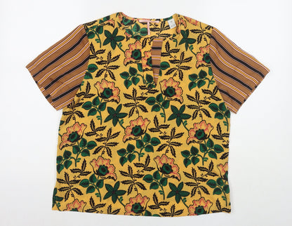 Womens UK Size S Scotch & Soda Multicoloured Basic T-Shirt