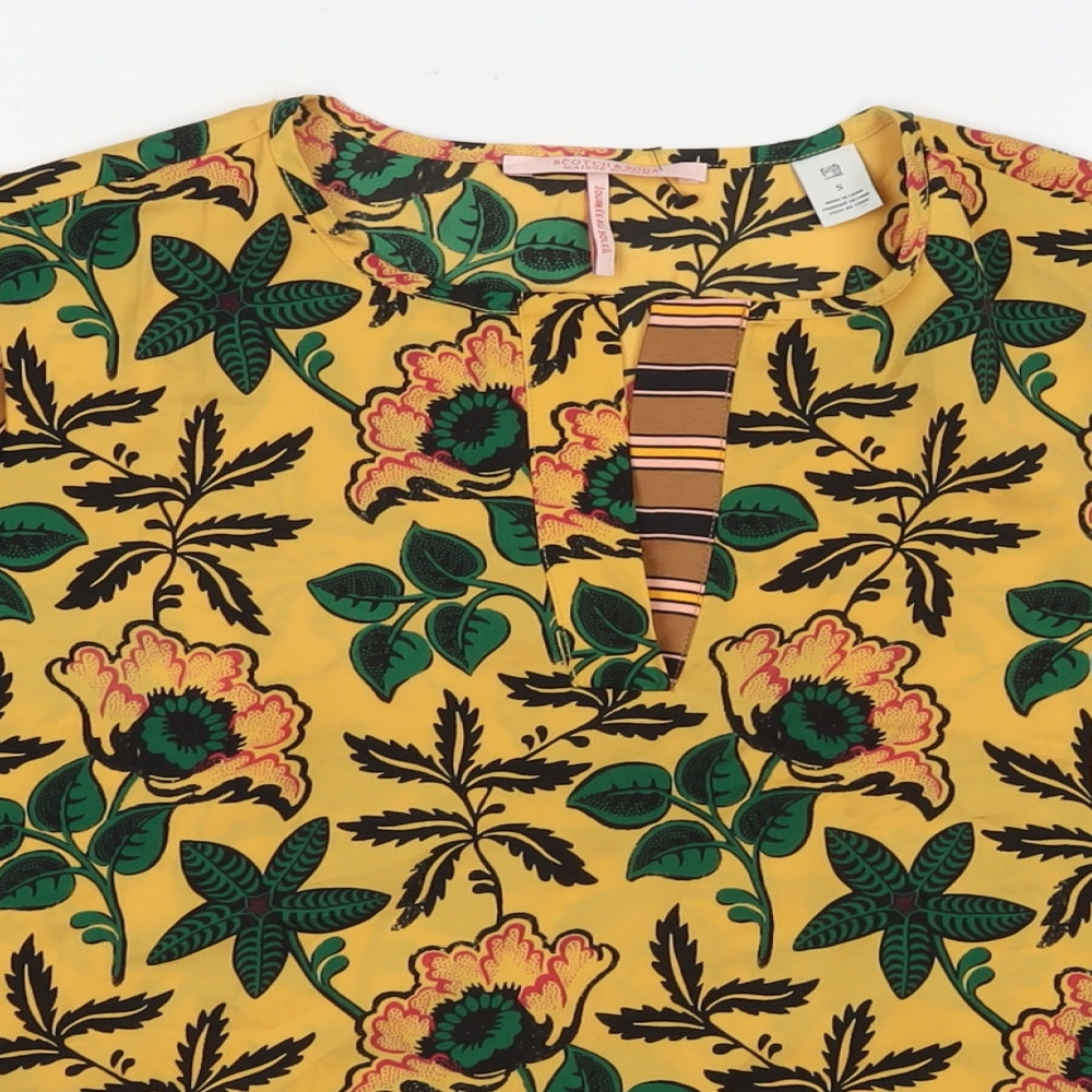 Womens UK Size S Scotch & Soda Multicoloured Basic T-Shirt