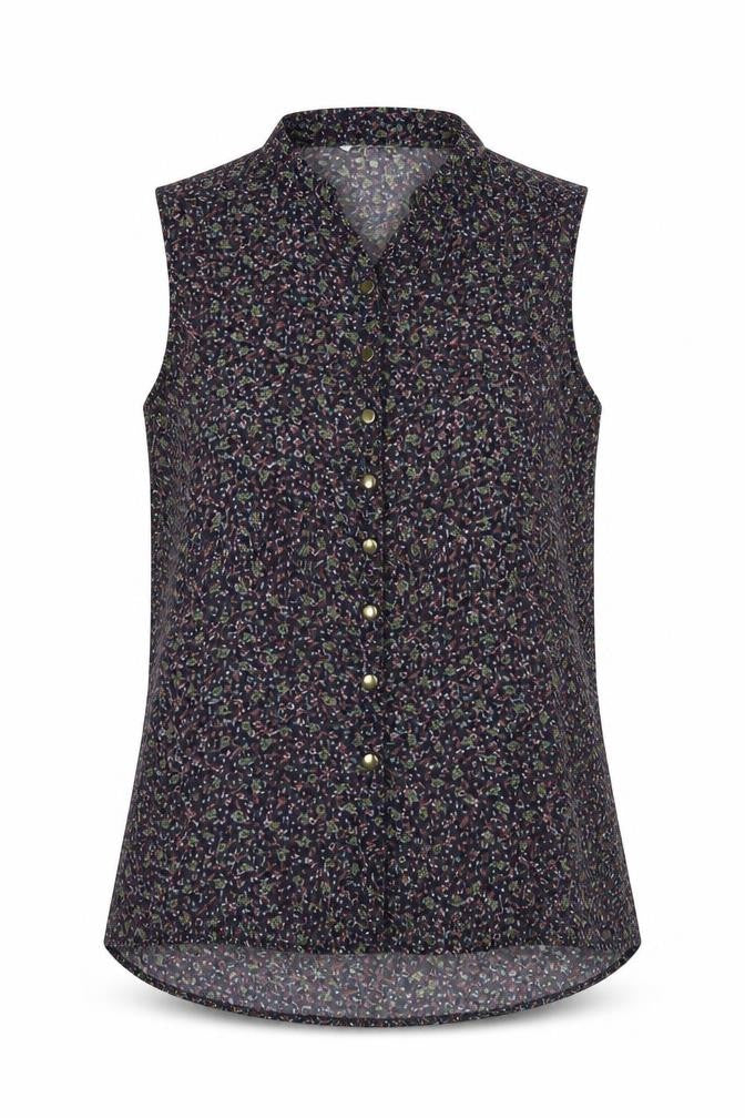 Womens UK Size 14 New Look Multicoloured Basic Button-Up
